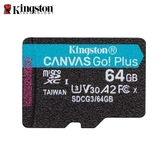 金士頓 Canvas Go Plus 64G 128G 256G microSD U3 A2 高速 記憶卡-細節圖3