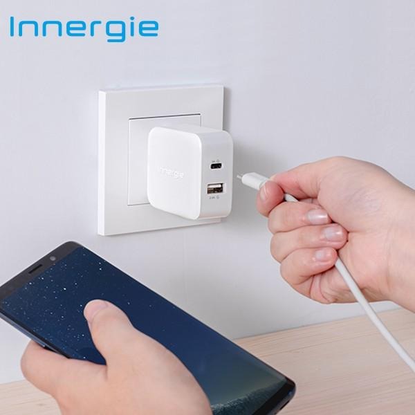 台達電 INNERGIE Innergie 27M 27瓦 USB-C & USB-A 雙孔充電 極速充電器-細節圖4