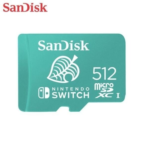 SanDisk 512G microSDXC A1 UHS-I 任天堂 Switch記憶卡 TF卡 動物森友會