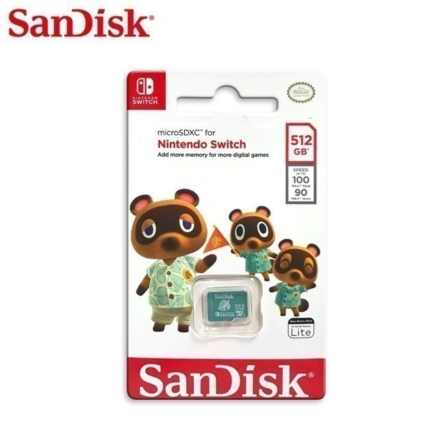 SanDisk 512G microSDXC A1 UHS-I 任天堂 Switch記憶卡 TF卡 動物森友會-細節圖3