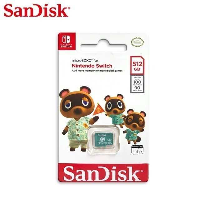 SanDisk 512G microSDXC A1 UHS-I 任天堂 Switch記憶卡 TF卡 動物森友會-細節圖3