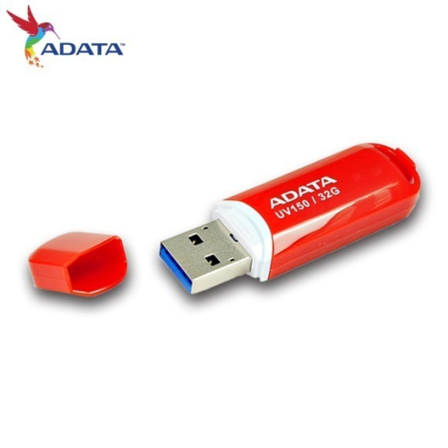 ADATA 威剛 UV150 紅色 32G 64G USB 3.2 高速 隨身碟 原廠公司貨