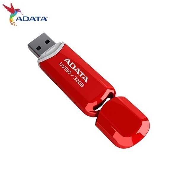 ADATA 威剛 UV150 紅色 32G 64G USB 3.2 高速 隨身碟 原廠公司貨-細節圖2