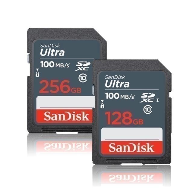 SanDisk Ultra 128G 256G SDXC C10 UHS-I 讀取100MB/s 記憶卡 大卡-細節圖2