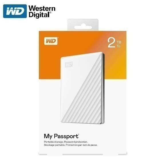 送原廠硬殼包 威騰 WD 2TB My Passport 2.5吋 外接式 行動硬碟 黑/白/藍/紅 代理商公司貨 保固-細節圖3