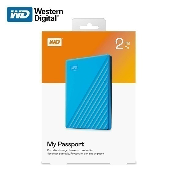 送原廠硬殼包 威騰 WD 2TB My Passport 2.5吋 外接式 行動硬碟 黑/白/藍/紅 代理商公司貨 保固-細節圖4