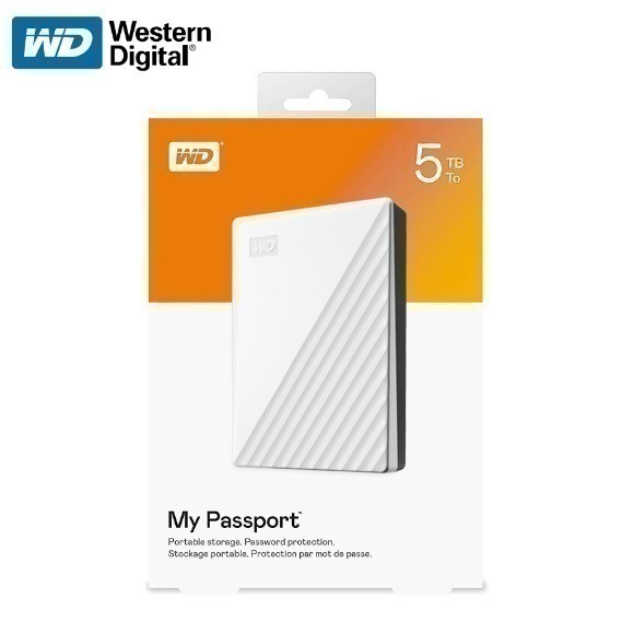 送原廠硬殼包 威騰 WD 5TB My Passport 2.5吋 外接式 行動硬碟 黑/白/藍/紅 代理商公司貨-細節圖3