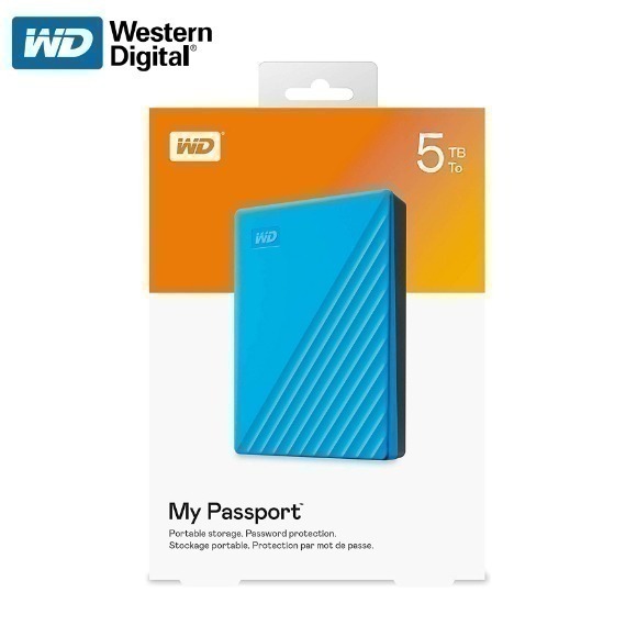 送原廠硬殼包 威騰 WD 5TB My Passport 2.5吋 外接式 行動硬碟 黑/白/藍/紅 代理商公司貨-細節圖4