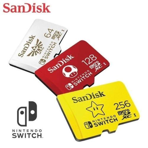 SanDisk 64G 128G 256G microSDXC A1 UHS-I 任天堂 Switch 記憶卡 TF卡