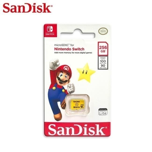 SanDisk 128G 256G microSDXC A1 UHS-I 任天堂 Switch 記憶卡 TF卡 官方授權-細節圖3