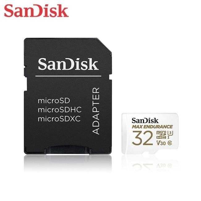 SanDisk 32G 64G 128G 256G MAX ENDURANCE 監控設備 高耐用 記憶卡 U3 V30-細節圖4