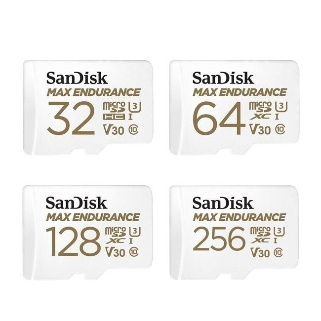 SanDisk 32G 64G 128G 256G MAX ENDURANCE 監控設備 高耐用 記憶卡 U3 V30-細節圖2