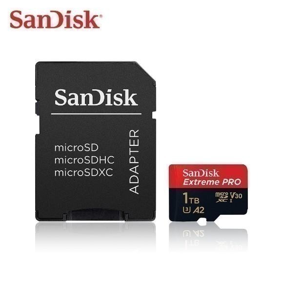 SanDisk 1TB Extreme PRO A2 V30 microSD 記憶卡 U3 高速200MB-細節圖2