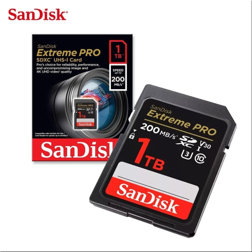 SanDisk 1TB V30 Extreme PRO SDXC UHS-I U3 200MB 專業攝影 高速 記憶卡