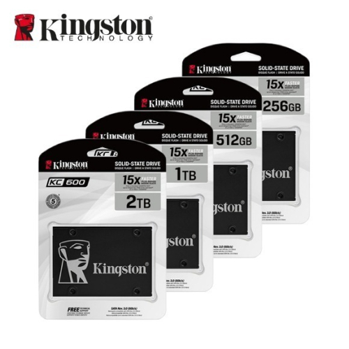 Kingston 金士頓 2.5吋 256G 512G 1TB 2TB SATA3 SSD 固態硬碟 SKC600