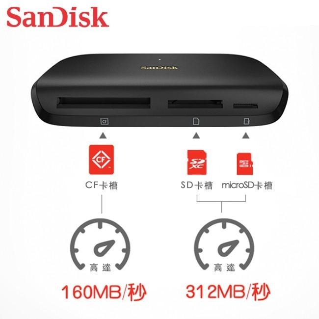 SanDisk Type-C 多合一 多功能高速 讀卡機 ImageMate PRO USB-C 多卡讀卡器 記憶卡專用-細節圖6