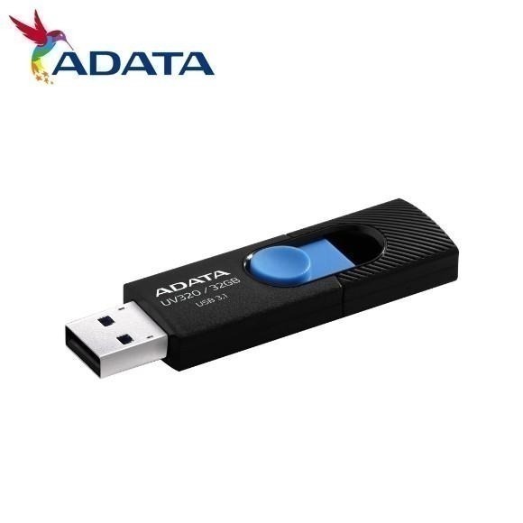 ADATA 威剛 UV320 時尚黑 亮麗白 32G 64G 128G USB 3.2 高速 隨身碟 原廠公司貨-細節圖4