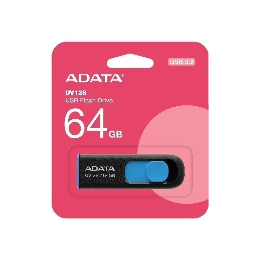 ADATA 威剛 UV128 32G 64G 128G 256G USB 3.2 藍色 高速 隨身碟 原廠公司貨-細節圖4
