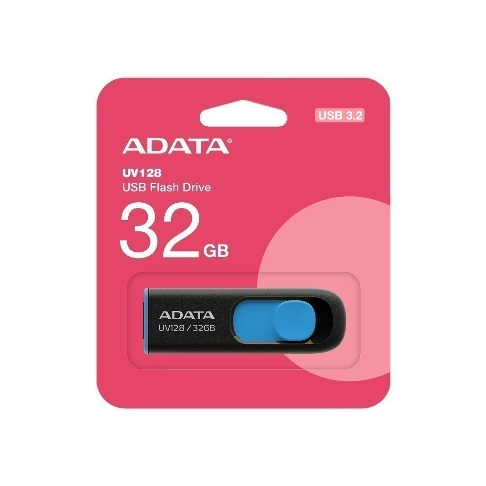 ADATA 威剛 UV128 32G 64G 128G 256G USB 3.2 藍色 高速 隨身碟 原廠公司貨-細節圖3