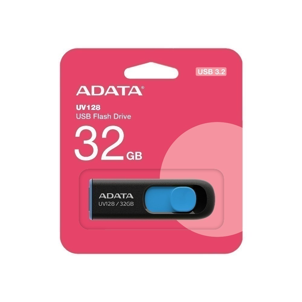 ADATA 威剛 UV128 32G 64G 128G 256G USB 3.2 藍色 高速 隨身碟 原廠公司貨-細節圖3