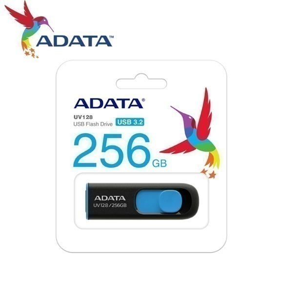 ADATA 威剛 UV128 32G 64G 128G 256G USB 3.2 藍色 高速 隨身碟 原廠公司貨-細節圖5