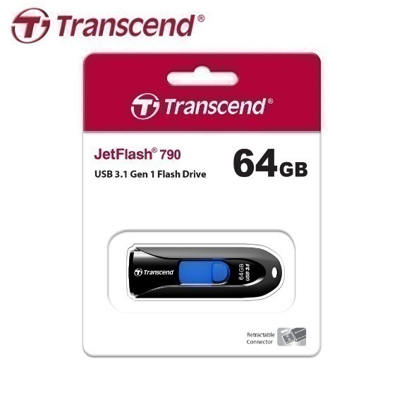 Transcend 創見 JetFlash790 64G 128G 256G USB 3.1 隨身碟 JF790-細節圖2