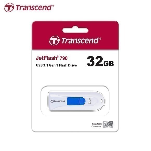 Transcend 創見 JetFlash790 32G 64G 128G 256G USB 3.1 隨身碟 JF790-細節圖7