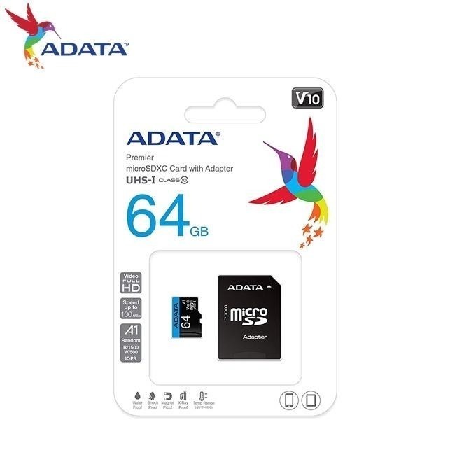 威剛 ADATA 32G 64G microSD UHS-I C10 U1 記憶卡 附轉卡-細節圖8