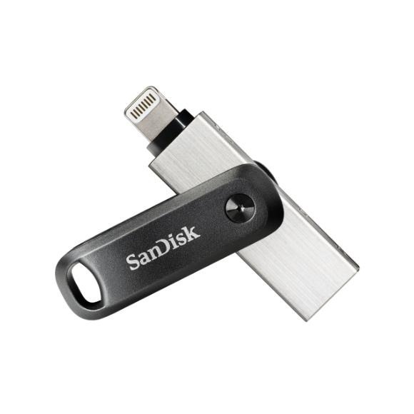 SanDisk iXpand Go OTG 儲存裝置 64G 128G 256G 旋轉 隨身碟 iPhone 適用-細節圖2