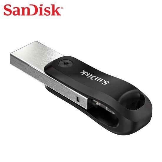 SanDisk iXpand Go OTG 儲存裝置 64G 128G 256G 旋轉 隨身碟 iPhone 適用-細節圖4