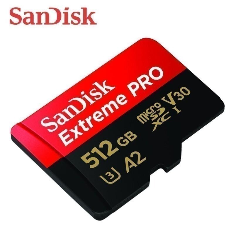 SanDisk 512G Extreme PRO A2 V30 microSD 記憶卡高速200MB-細節圖3