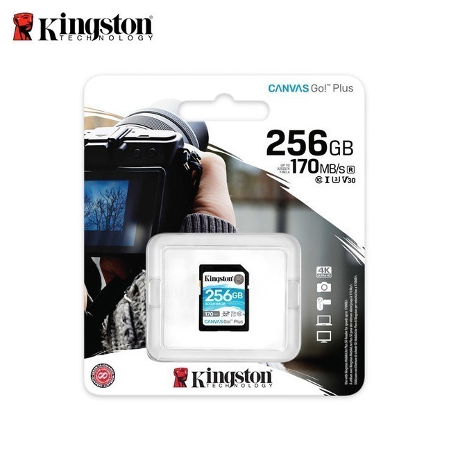 金士頓 Canvas Go! Plus 256G SDXC 相機 記憶卡 支援4K 170MB/s-細節圖3