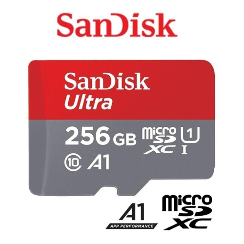SanDisk ULTRA 256G A1 microSDXC UHS-I 記憶卡 傳輸150MB SWITCH 適用