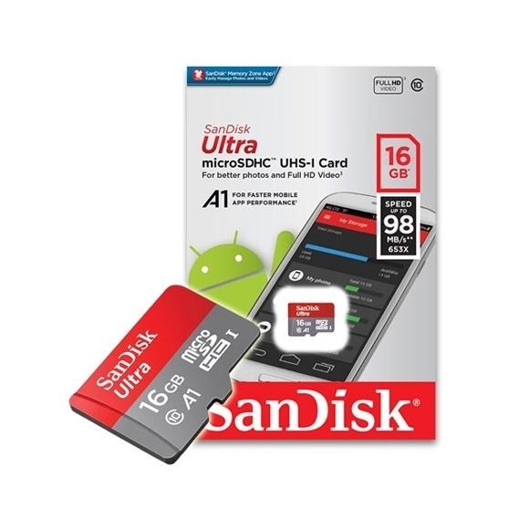 SanDisk ULTRA A1 MicroSD UHS-I 16G 記憶卡 傳輸最高 98MB/s 手機 TF卡-細節圖2