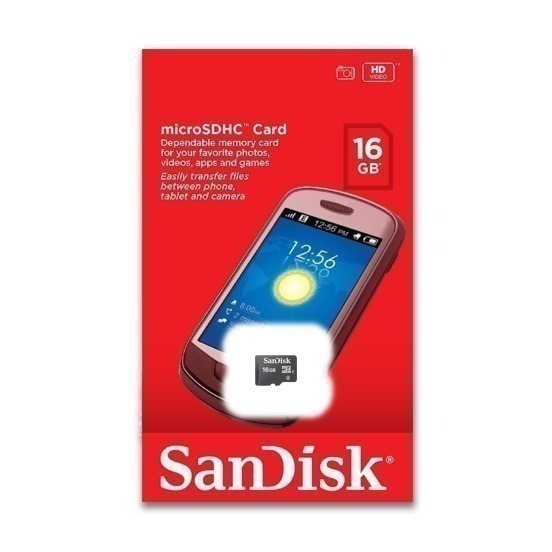 SanDisk 16GB Class 4 C4 microSD 記憶卡 手機擴充 手機記憶卡-細節圖2