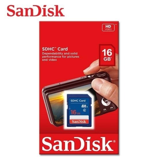 SanDisk 16G Class 4 C4 SDHC 相機記憶卡 大卡-細節圖3