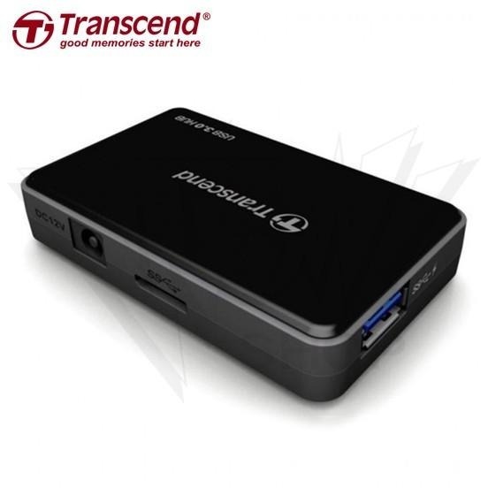 創見 Transcend 極速 USB 3.1 4埠 HUB 集線器 TS HUB3K 附變壓器 二年 保固-細節圖3