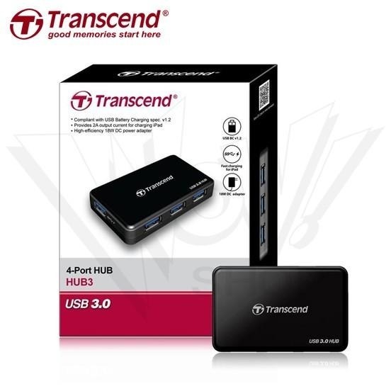 創見 Transcend 極速 USB 3.1 4埠 HUB 集線器 TS HUB3K 附變壓器 二年 保固-細節圖8