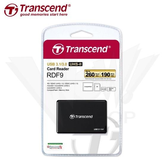 Transcend 創見 RDF9 USB 3.1/3.0 UHS-II 多合一 讀卡機 讀寫260MB  非晶片讀卡機-細節圖5