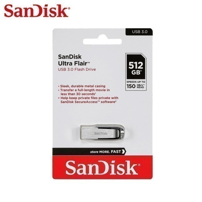 SanDisk CZ73 Ultra Flair 128G 256G 512G 1TB USB 3.0 隨身碟-細節圖6