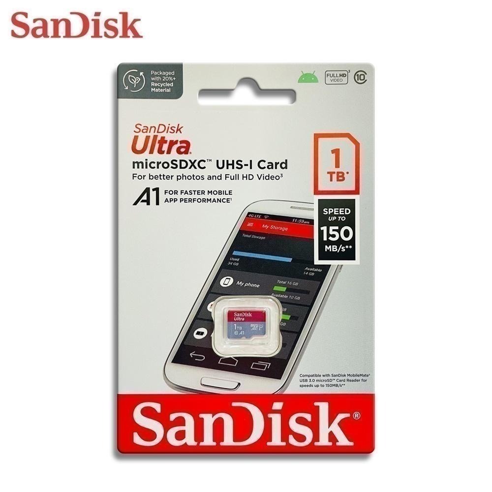 SanDisk Ultra 1TB microSDXC A1 UHS-I 傳輸150MB 記憶卡 switch 適用-細節圖4