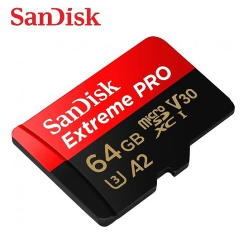 SanDisk 64G Extreme PRO A2 V30 microSDXC U3 UHS-I 200MB 記憶卡