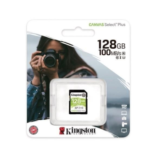 公司貨 金士頓 Canvas Select Plus SDXC 128GB 相機記憶卡