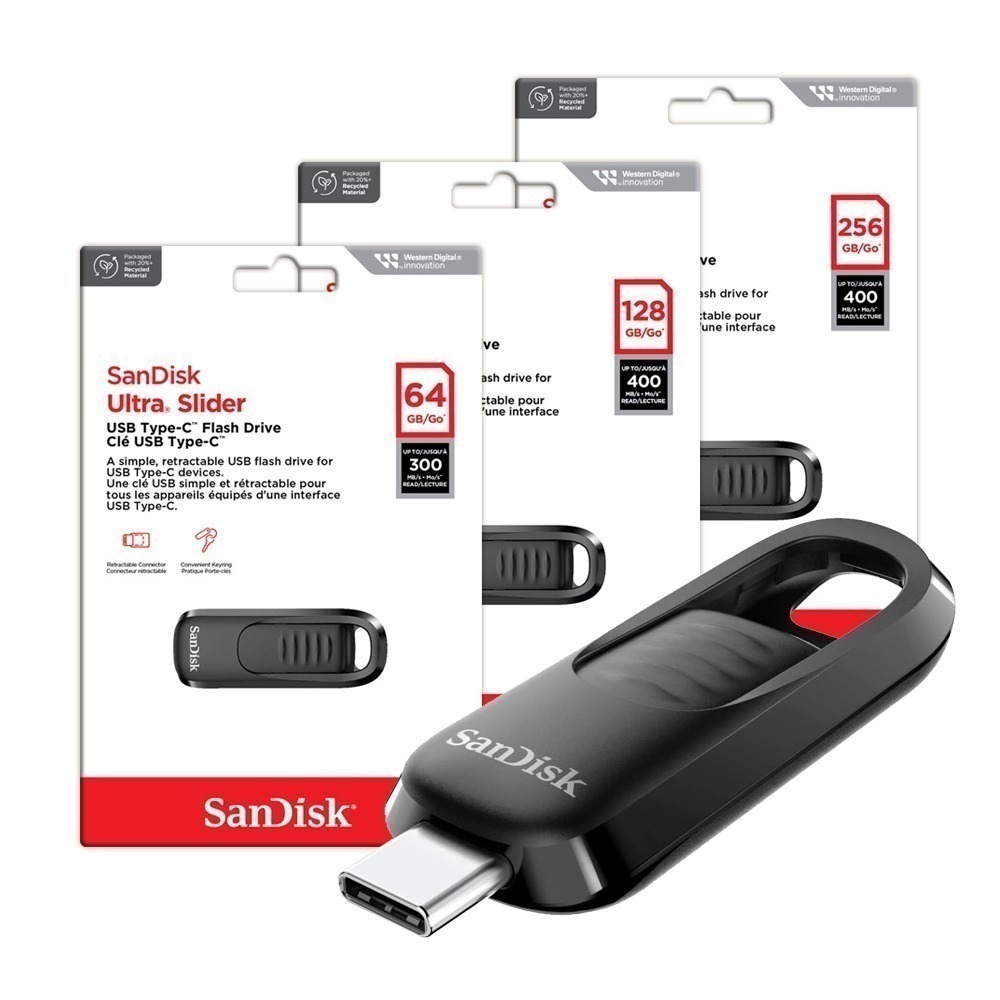 SanDisk Ultra Slider CZ480 64G 128G 256G 512G 1TB Type-C 隨身碟-細節圖2