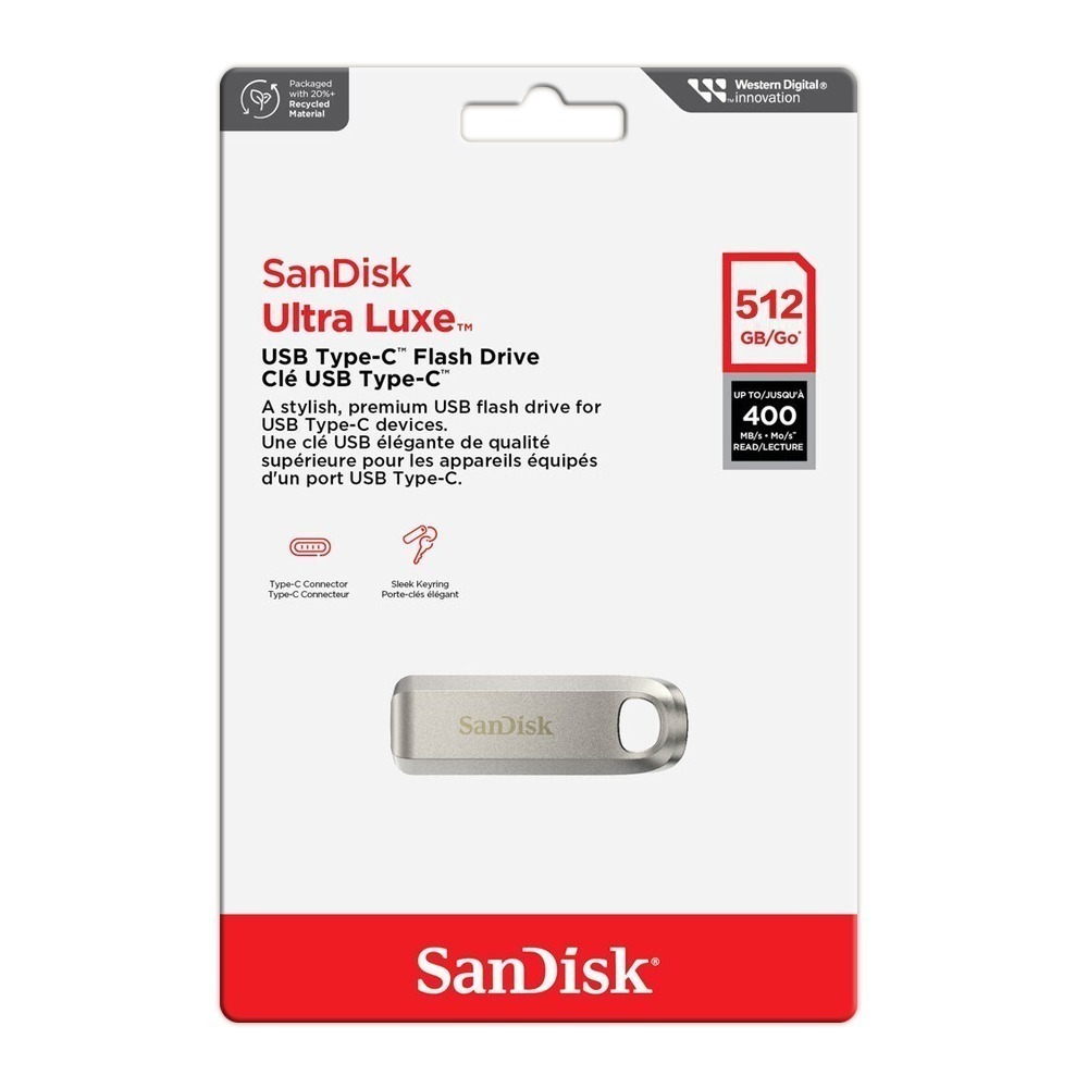 SanDisk Ultra Luxe CZ75 64G 128G 256G 512G 1TB Type-C 金屬 隨身碟-細節圖3