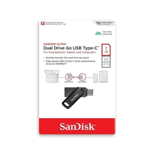 SanDisk Ultra GO 1TB 高速 400MB Type-C OTG 隨身碟 安卓 iPhone15 適用