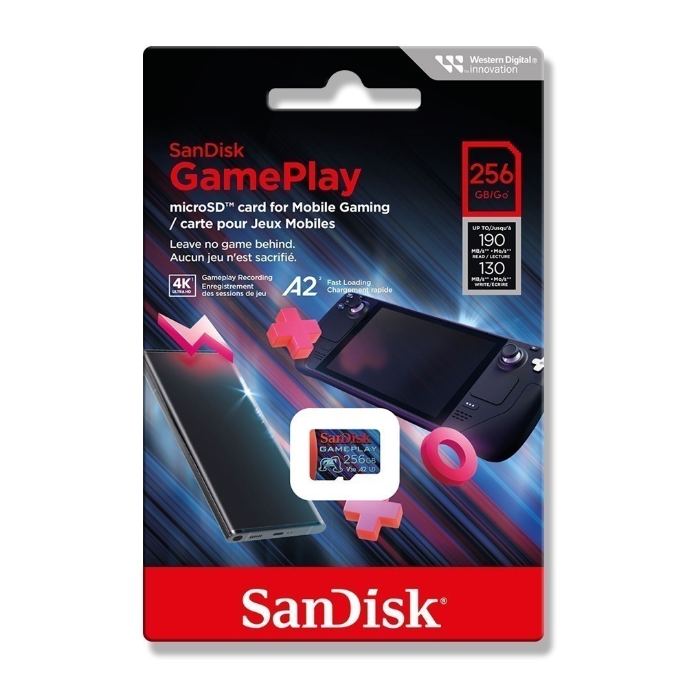 SanDisk GamePlay 128G 256G 512G 1TB 記憶卡 microSD 掌上型遊戲專用-細節圖3