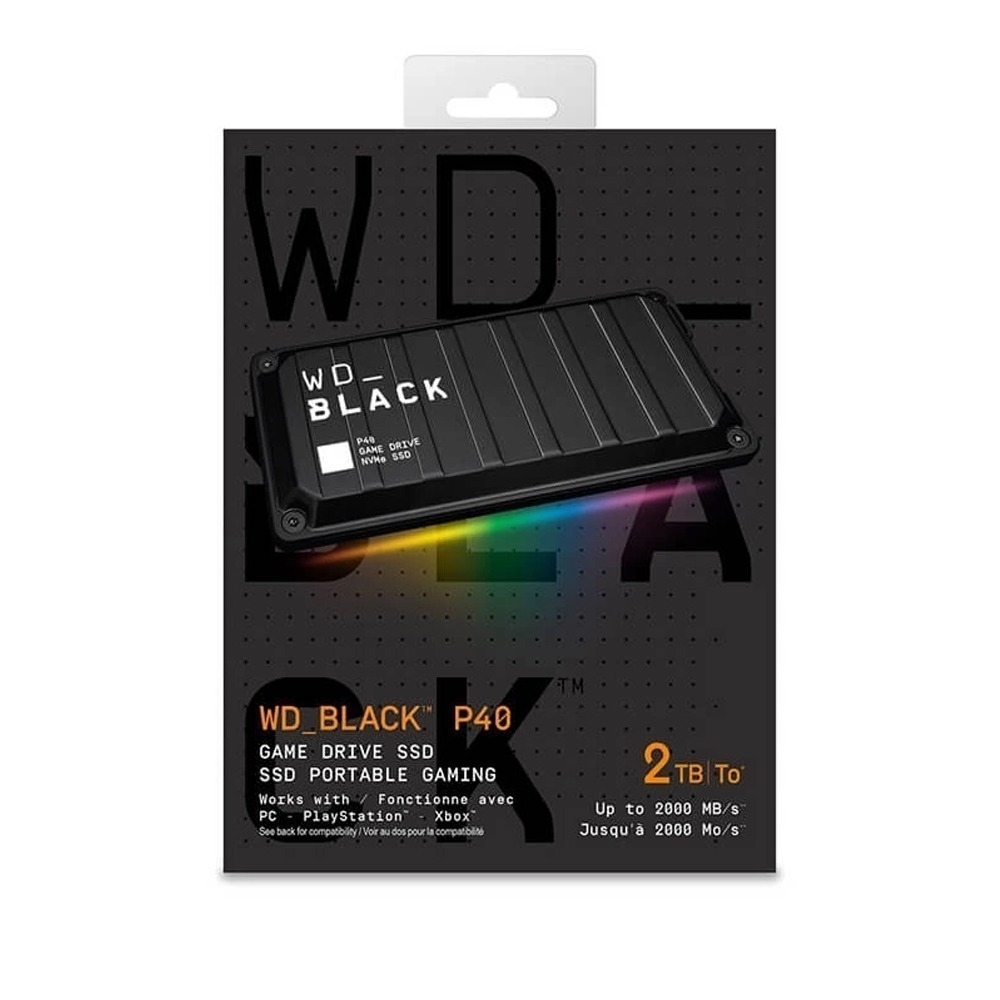 威騰 WD_BLACK P40 Game Drive SSD 1TB 2TB 行動硬碟 外接固態硬碟 電競 PS5適用-細節圖4