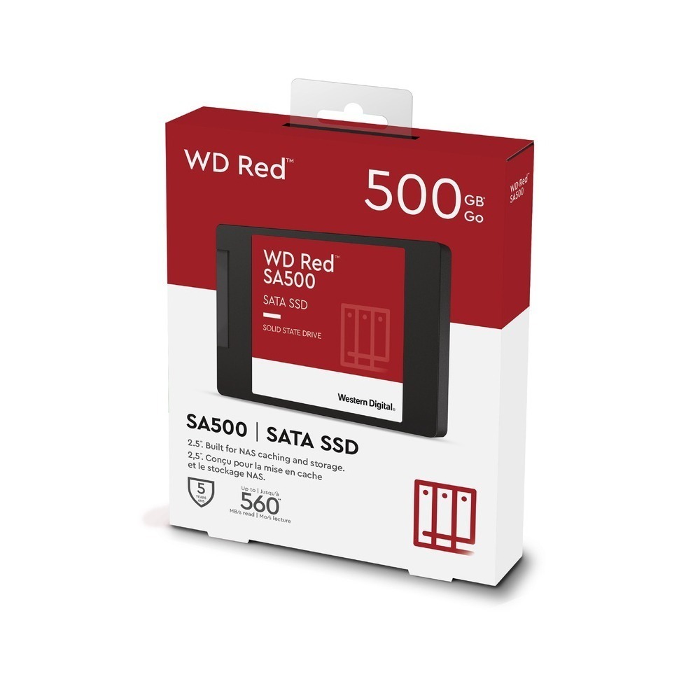 威騰 WD Red 紅標 SA500 500G 1TB 2TB 4TB NAS SATA SSD 2.5 吋 固態硬碟-細節圖5