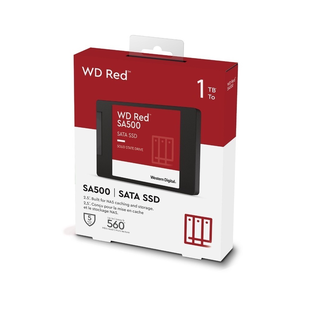 威騰 WD Red 紅標 SA500 500G 1TB 2TB 4TB NAS SATA SSD 2.5 吋 固態硬碟-細節圖6